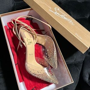 Christian Louboutin Spikaqueen Crystal Pump